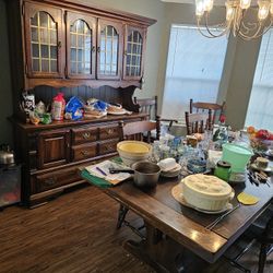 Dining Table With China Cabinet 