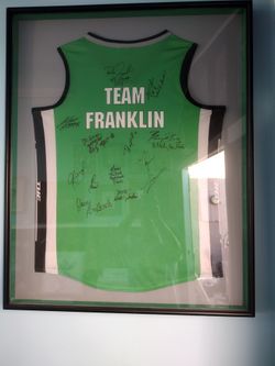 2 Framed Jerseys from The Second Season All Signed From Both Teams