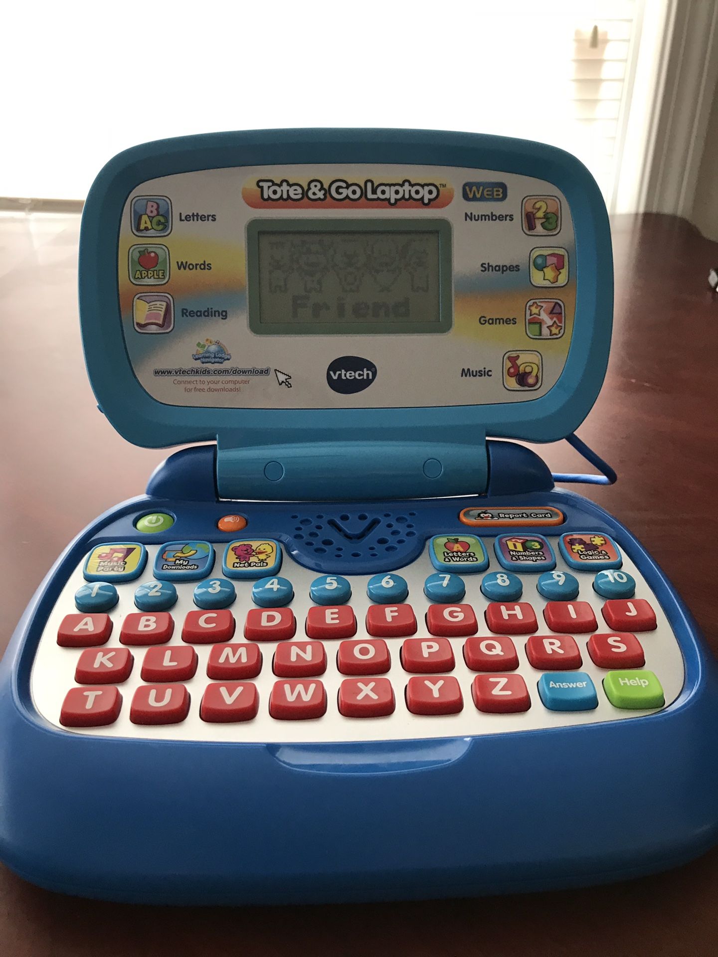 V-tech learning computer