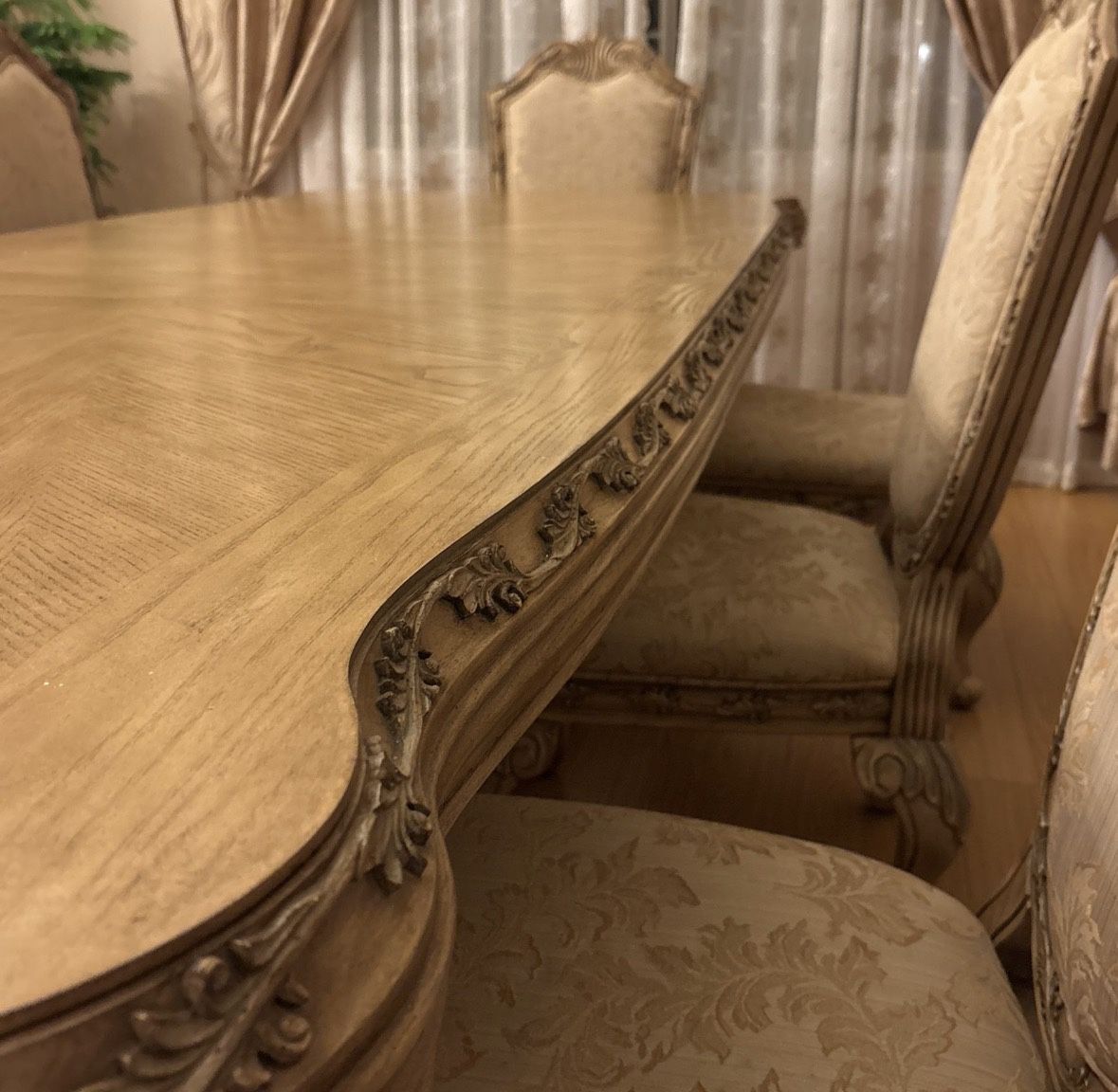 Dining Table with Chairs and China Cabinet