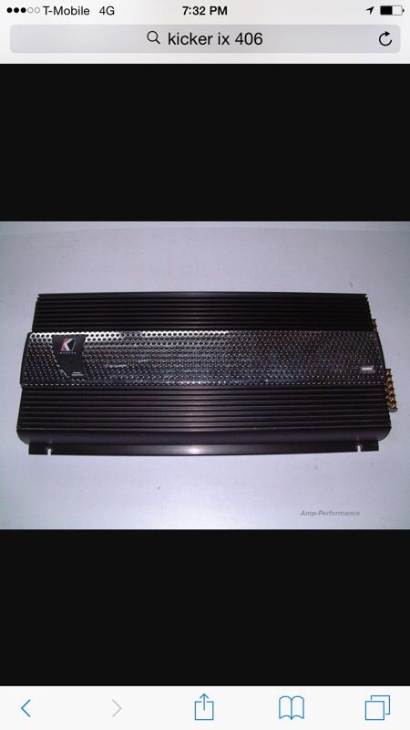 Kicker Ix406 6 Channel Amp Kicker Ix406 6 Channel Amp