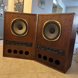TANNOY M1000 SUPER RED MONITOR 15" PAIR Rare Speakers 