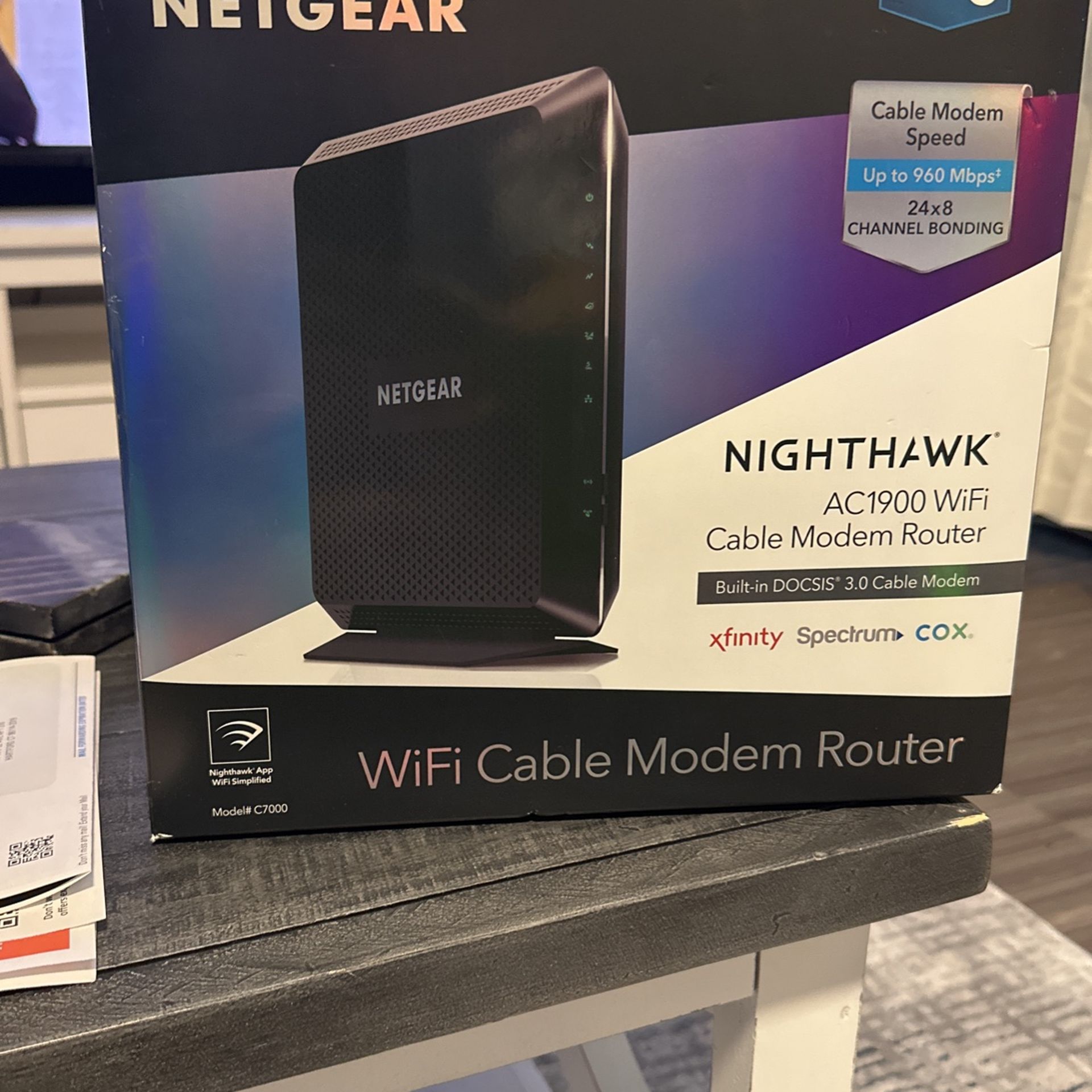 NETGEAR Nighthawk AC1900 Cable Modem Router