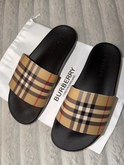 Burberry slides