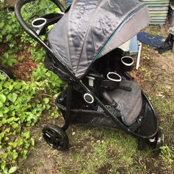 Very Nice Fold Up Reclining Baby Jogging Stroller Only $50 Firm