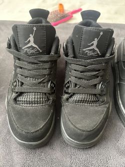 Black Jordan 4s