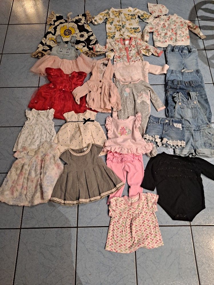 Infant Girls Bundle(3 Months-18 Months) Like New!22 Pieces