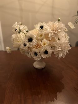 Faux Flower Arrangement Centerpiece Thanksgiving Christmas