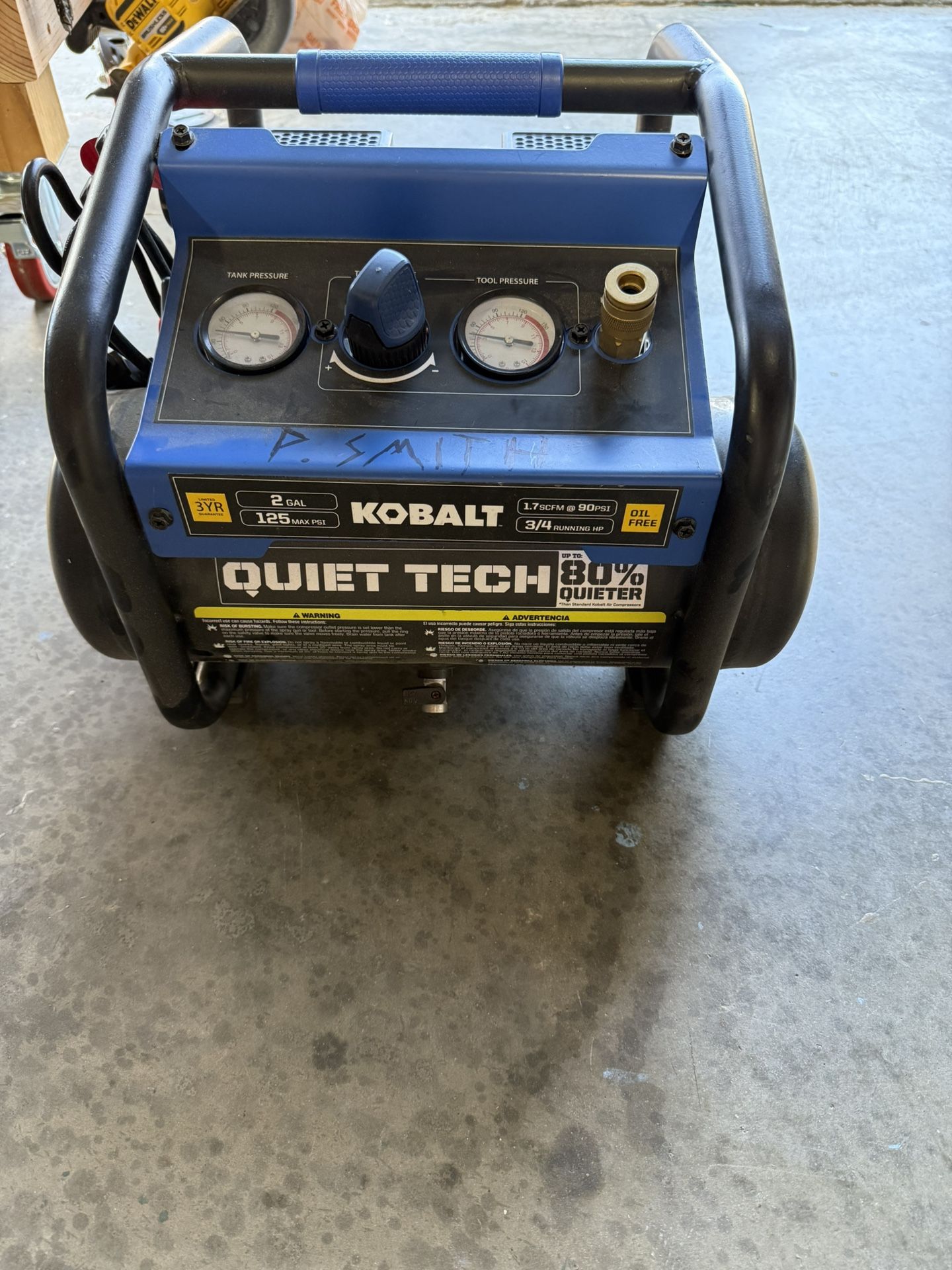 Kobalt Quiet Tech 2 Gallon Air Compressor