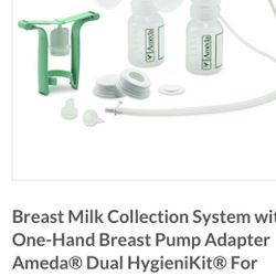 ameda dual hygienikit milk collection system Pump