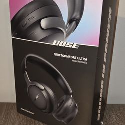 Bose QuietComfort Ultra Headphones, Bluetooth Over Ear Noise Cancelling Headphones, Black