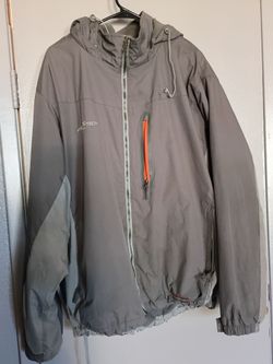 FreeТech Gray Hooded Outdoor Jacket