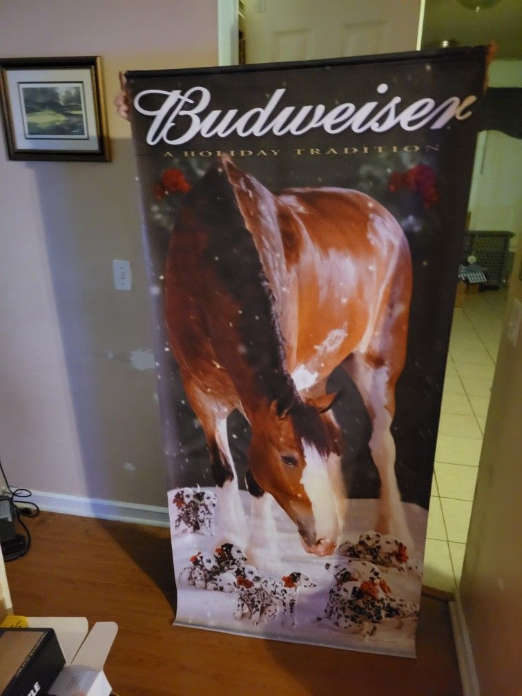 Budweiser Holiday Banner
