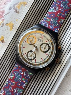 Swatch Chrono 1991 Like New in Box w/ papers