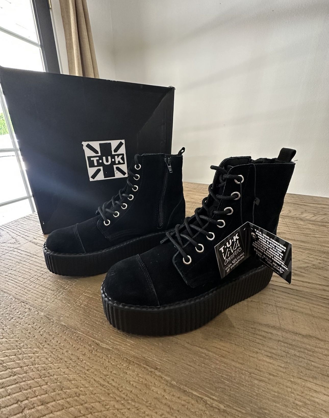 T.U.K. Viva Mondo Suede Boots (NEW)✨