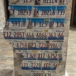 License Plates Outline 