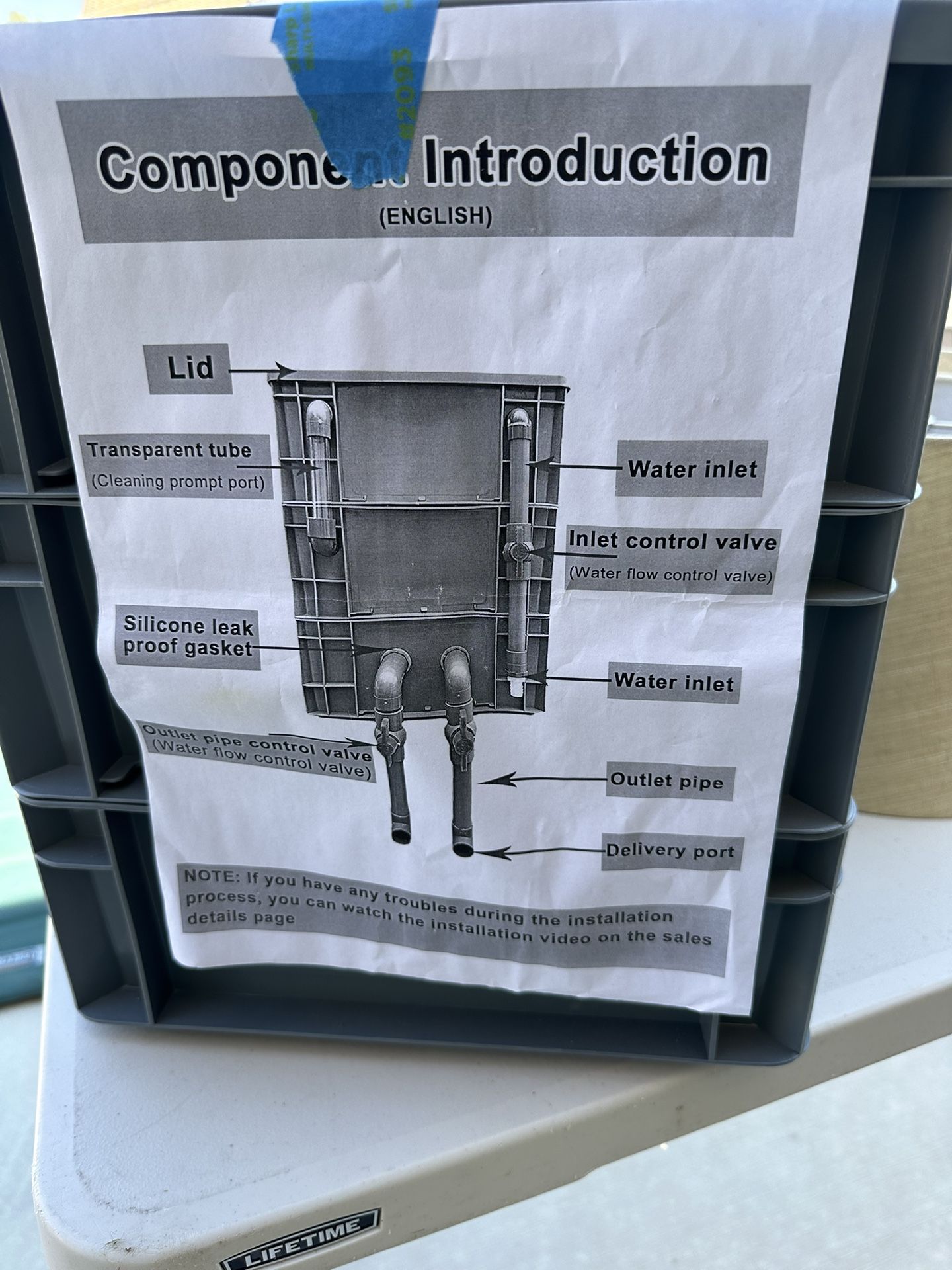 Mini Bakki Aquarium/pond Filter
