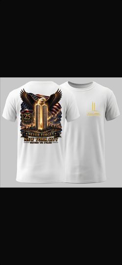 9/11 25th anniversary memorial  T shirts