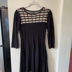 Jessica Howard Black + Tan Dress