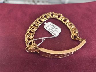 10k gold I'd breaclte 43.2 grams layway available 10% Dwon if you interested please make sure you ask for Maribel thank you