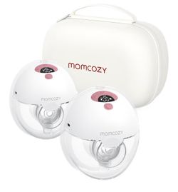 Momcozy Breast Pump Hands Free M5, 3 Modes & 9 Levels, Electric Breast Pump Portable - 24mm, 2 Pack