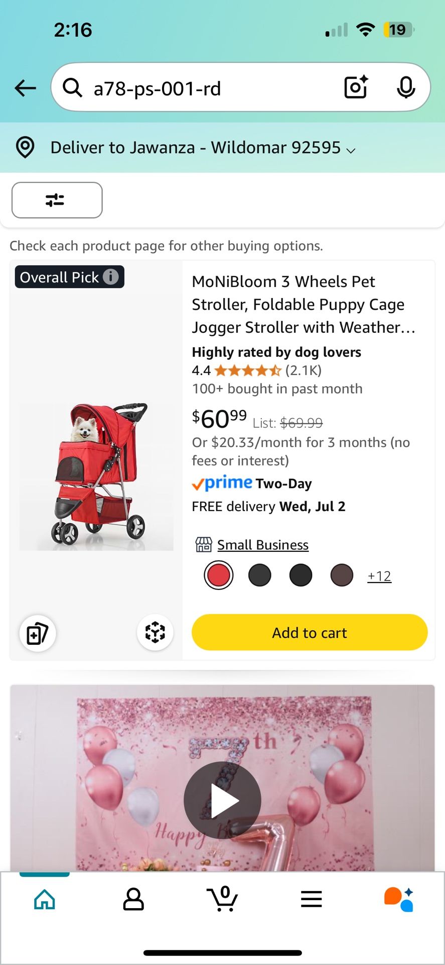 Dog Stroller