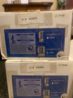 NEW Sealed EcoQuest LivingWater III #50701 Water Filtration Syst