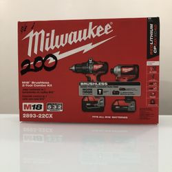 M18 18-Volt Lithium-Ion Brushless Cordless Hammer Drill/Impact Combo