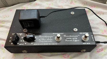 Vintage Reverbamate analog spring reverb unit W/ ac adapter.