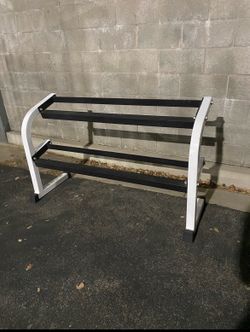 Parabody 2 Tier Solid Steel Dumbbell Weight Rack…. Home Gym Fitness…. $100 Price is Firm!!!