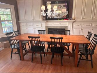 Farmhouse table and chairs