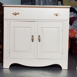 Two Drawer Side Board 