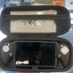 Sony playstation  portal woth hardcase  hlass screen protector and comfort grip