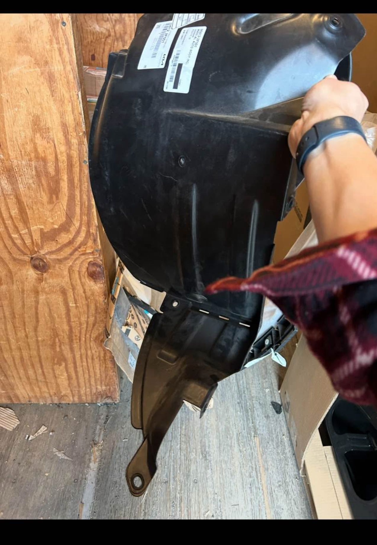 2007-2009 Lisa Spectra Part- Right Fender Liner