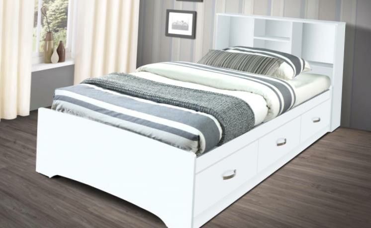 Twin/Full Storage bed frame in 6 Colors
