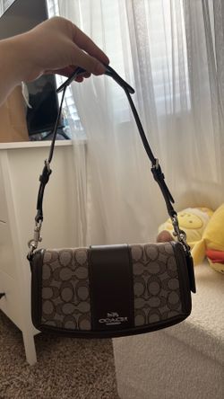 Brown coach purse