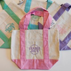 Trader Joe’s Mini Pastel Tote Bag