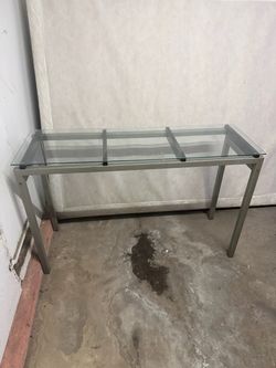 Glass Console Table