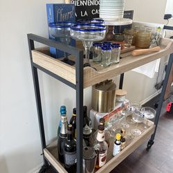 MOVING SALE - bar cart