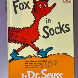 1965 Dr Seuss Fox In Socks True First 1st Edition B-38 RARE ** MINT **