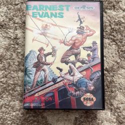 Earnest Evans For Sega Genesis