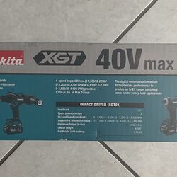 Makita Brushless Combo Kit 40v Max 