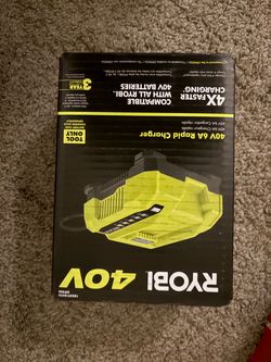 RYOBI 40V Lithium-lon Rapid Charger