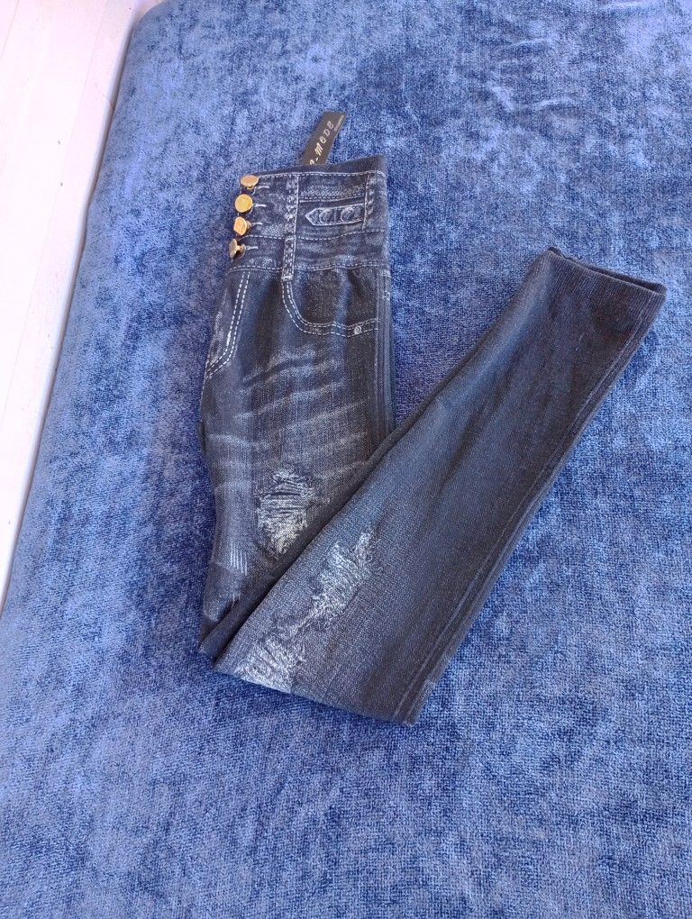 Women's Skinny Jegging Black Jeans Stretchy Legging Pants One Size