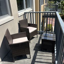 3 Pieces Patio Furniture Set