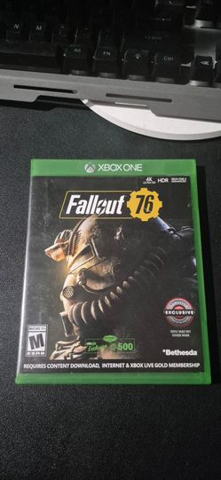 Fallout 76 (xbox one) with sticker