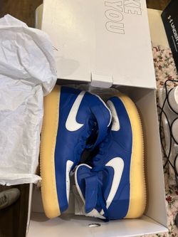 Nike Men’s Royal Blue Sneakers with White Swoosh and Gum Soles