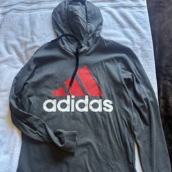 Gray Medium Adidas Hoodie 