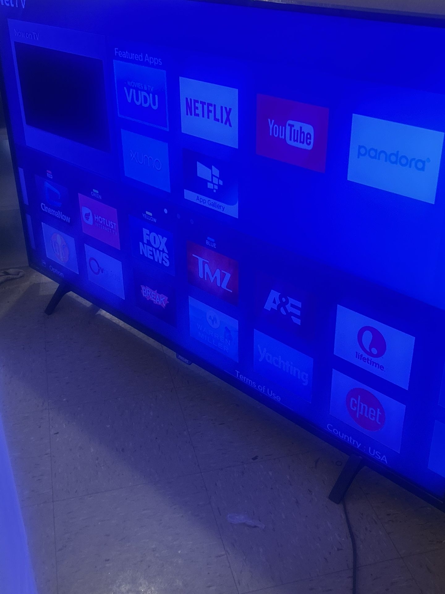 Phillips 65” Inch Tv