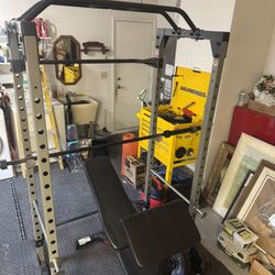 Squat Rack Power Cage and Exercise Equipment 